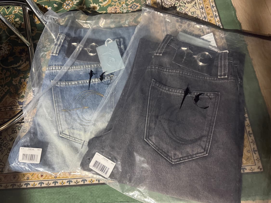 떠그클럽 샷건팬츠 (칸예 착용) 블루/블랙 -2사이즈- 새상품 상품이미지10