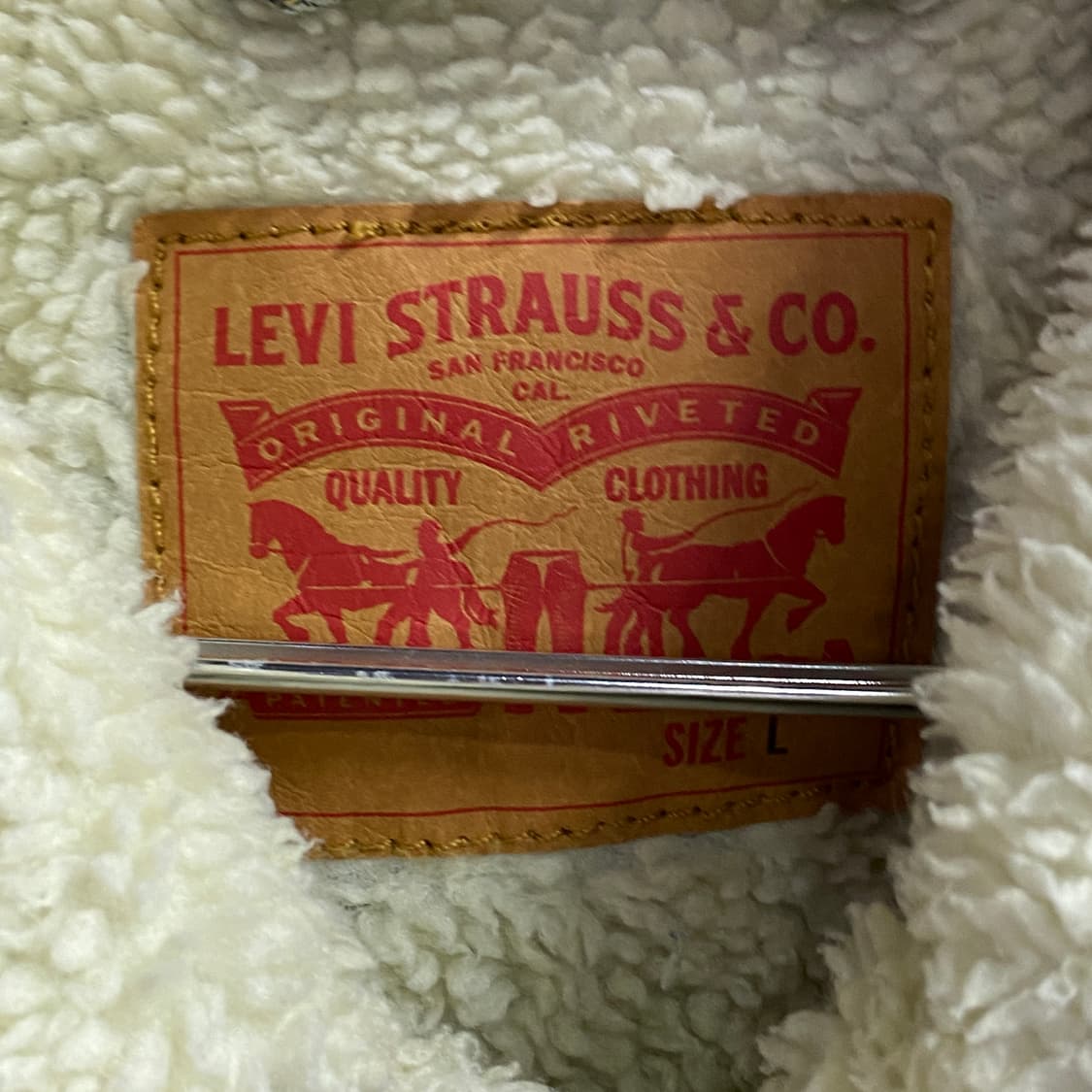 리바이스 레드 탭 포켓 양털 데님 자켓 B3196 상품이미지4