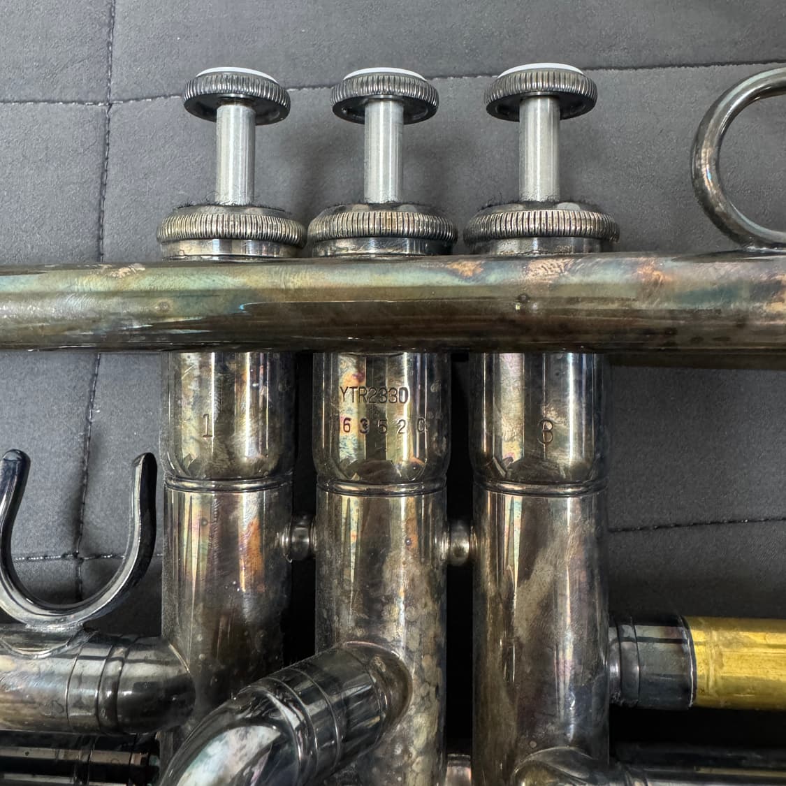 야마하 트럼펫 YTR-2330S 실버 상품이미지4