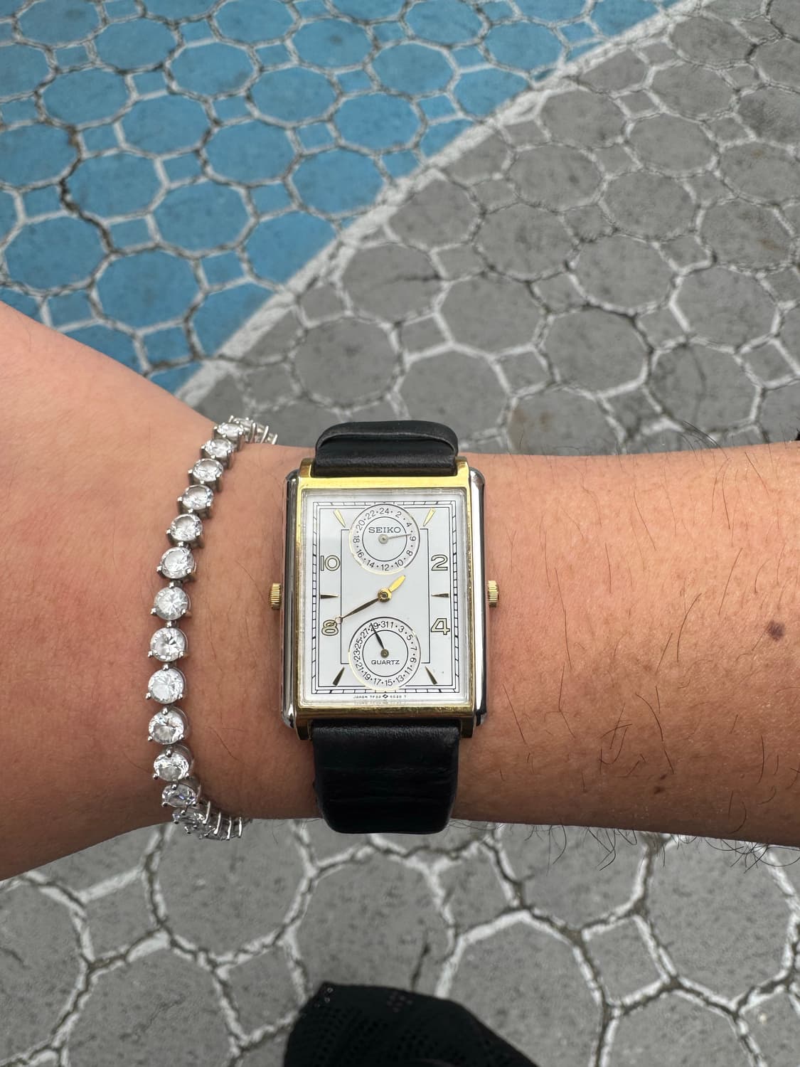 세이코 빈티지 시계 탱크 듀얼 상품이미지3