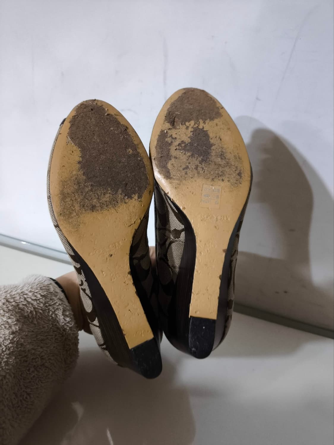 230mm 코치 웨지힐 구두 상품이미지9