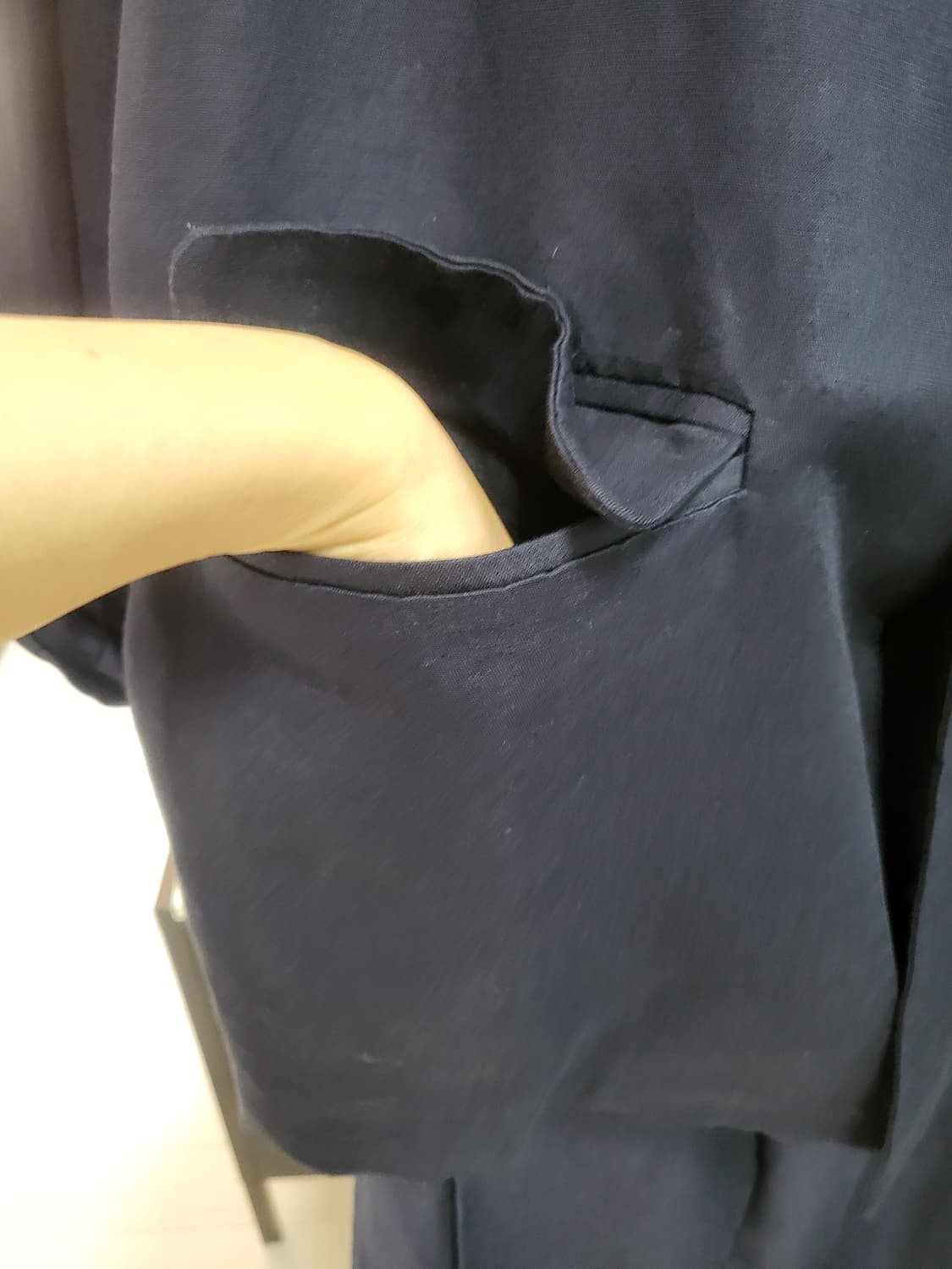 (새제품 수트세트50만원대->6만5천)고급여성 오버사이즈 린넨수트 F 상품이미지4