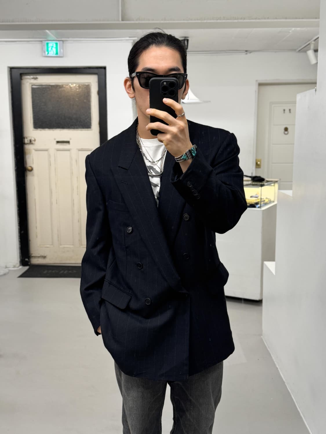 크리스챤 디올 스트라이프 자켓 상품이미지2