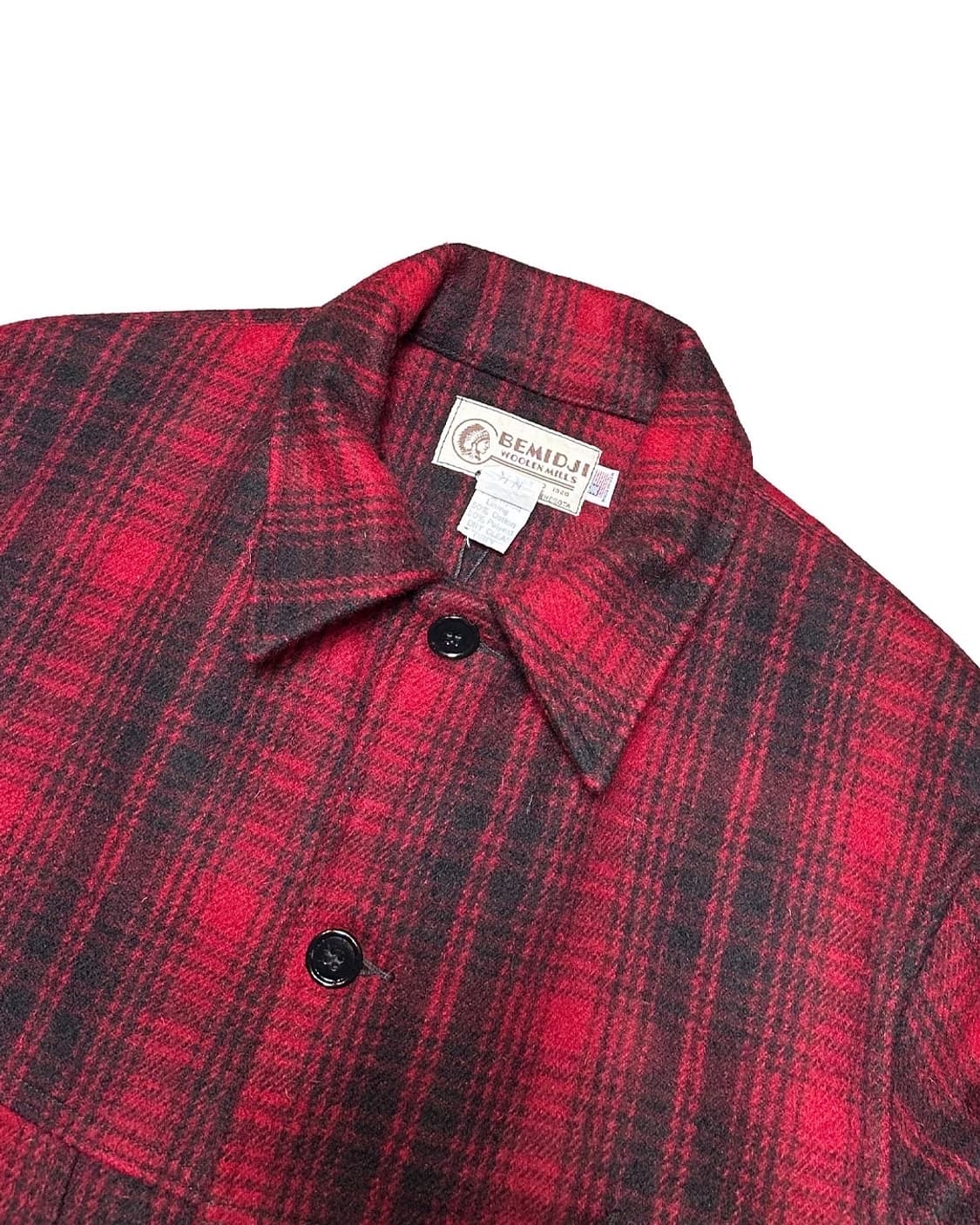 80-90s 헤비 울 버팔로 매키노 헌팅 자켓 made in usa 상품이미지3