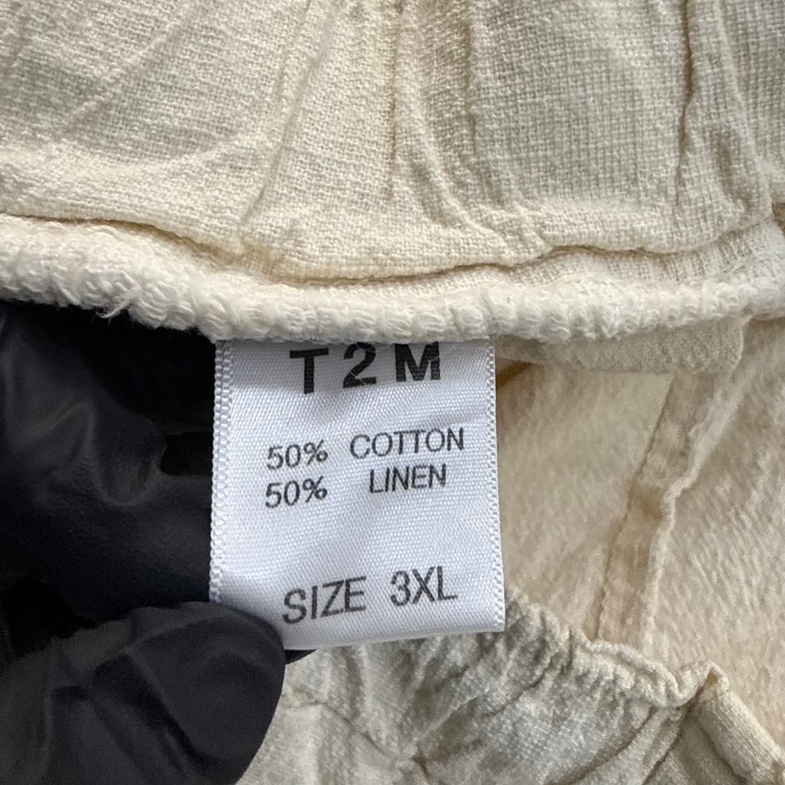 3XL 빈티지 린넨 바지 0429T 상품이미지5