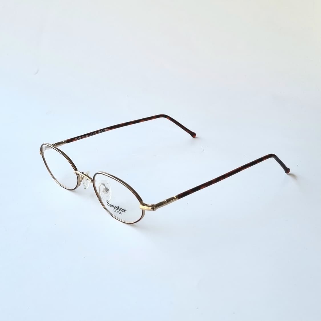 데드스탁 빈티지 오벌 메탈 안경테 - Gold/Demi 710 상품이미지3