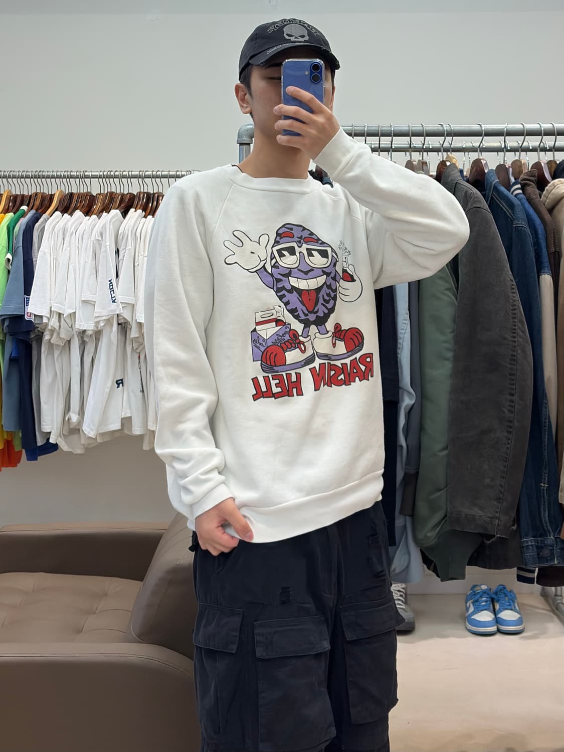 80s Raisin hell 스웻셔츠 상품이미지9