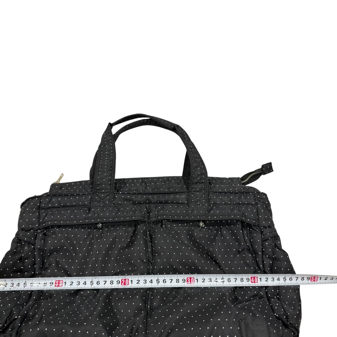 요시다포터 도트 땡땡이 숄더백 토트백 가방 블랙 상품이미지9