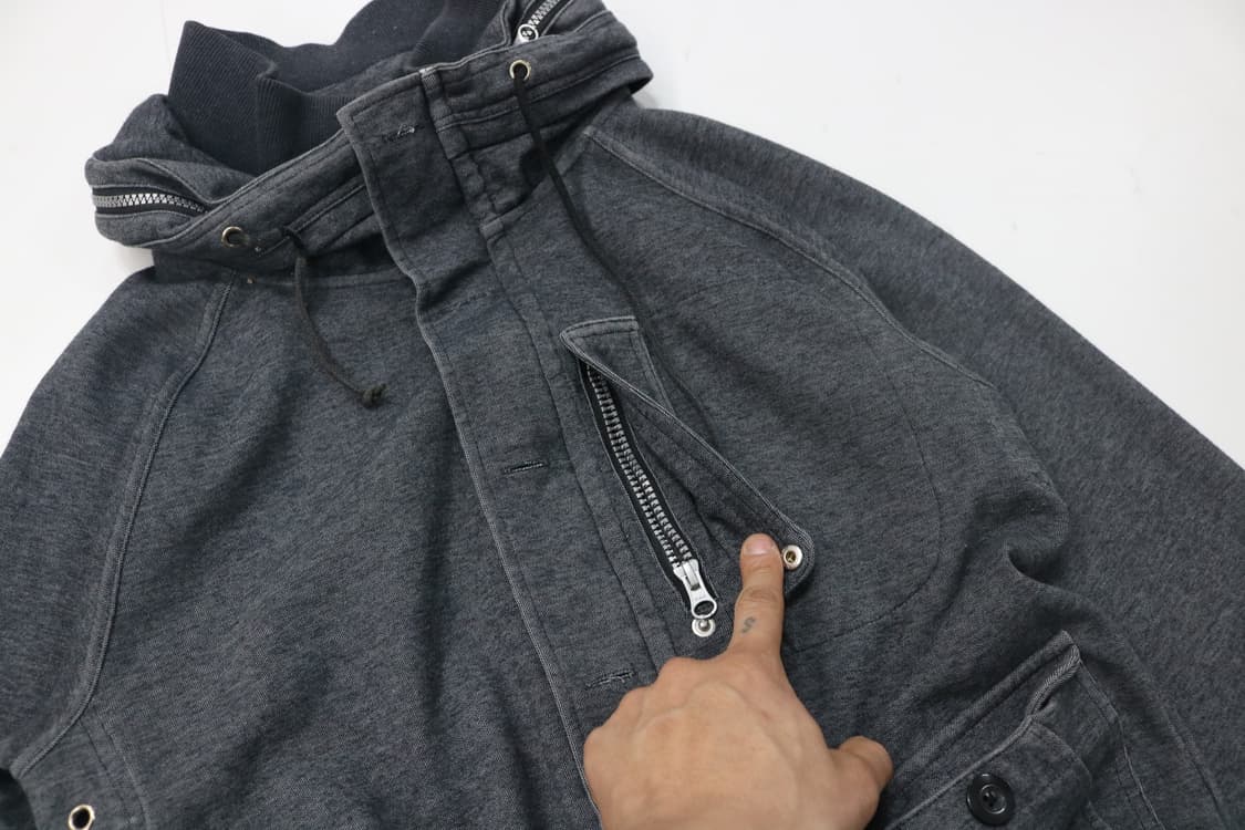 빔즈 하이넥 유틸리티 후드 집업 자켓 상품이미지6