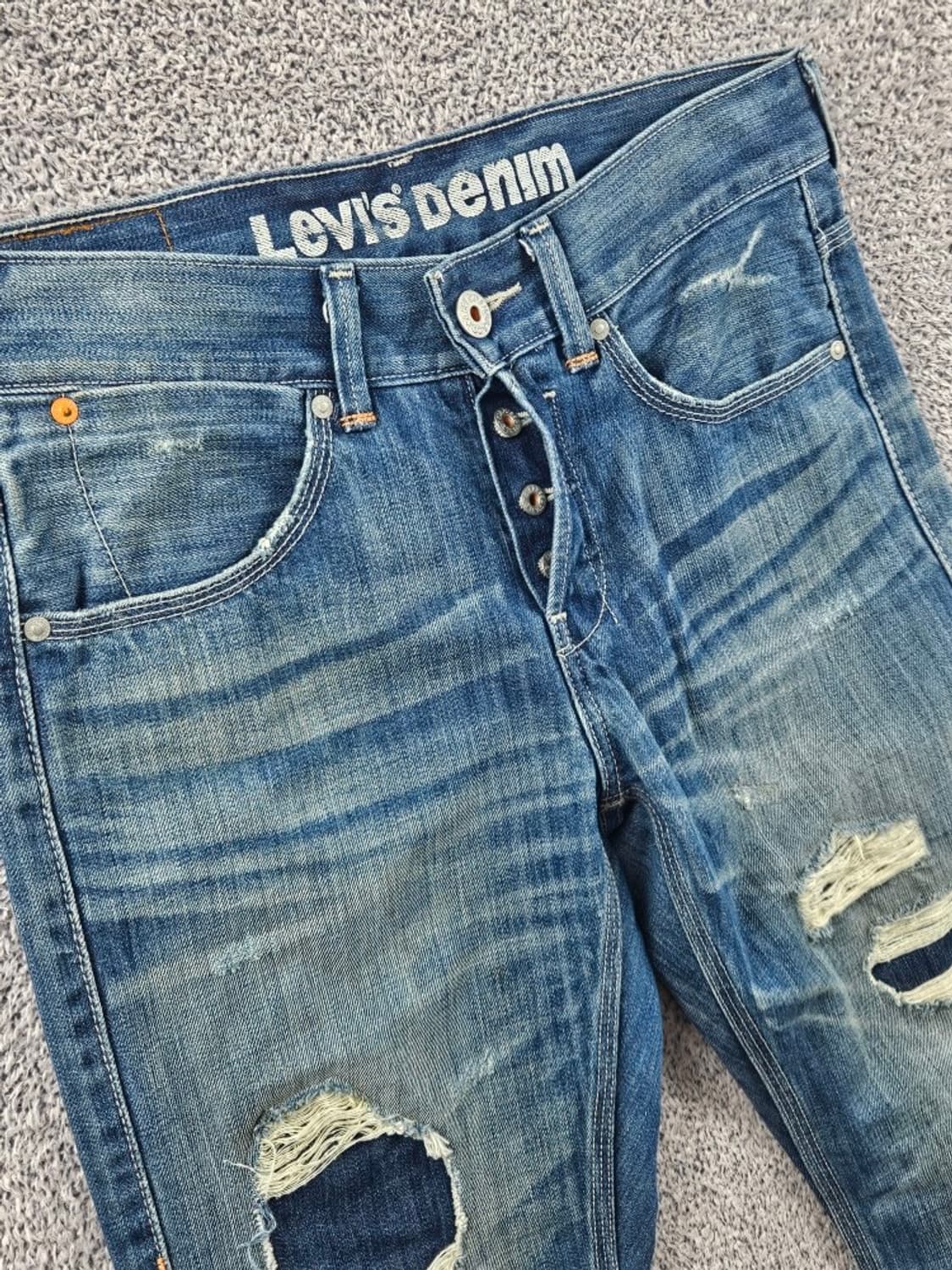 리바이스 522 데미지 워싱 진 데님 팬츠 ( 32X33 )/ 10897 상품이미지5