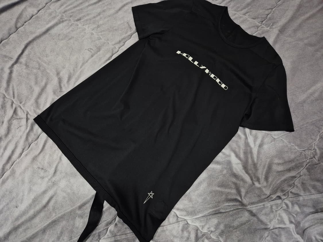 Rickowens 25ss 할리우드 레벨 코튼 티셔츠 상품이미지1