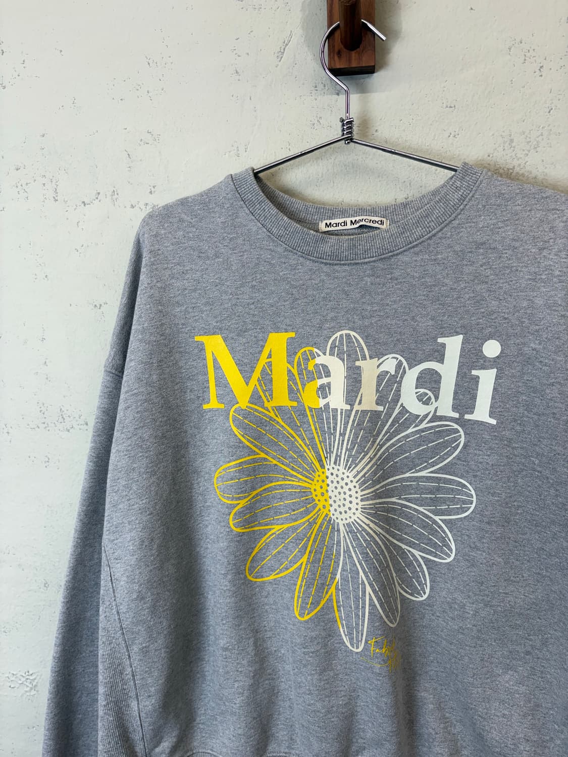 마르디메크르디 플라워 프린팅 맨투맨 상품이미지4