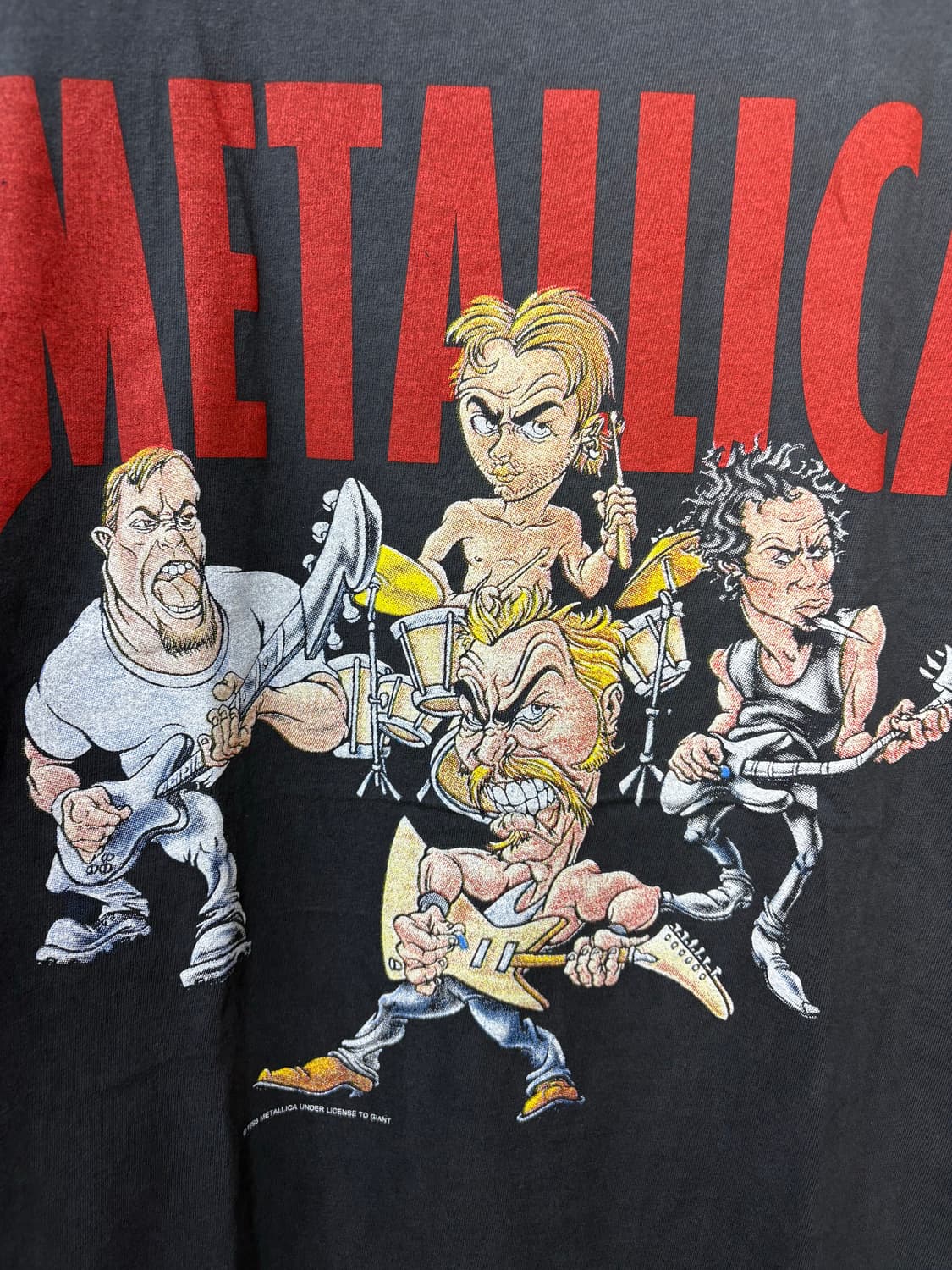 메탈리카 밴드 캐리커쳐 반팔 A2921 상품이미지3