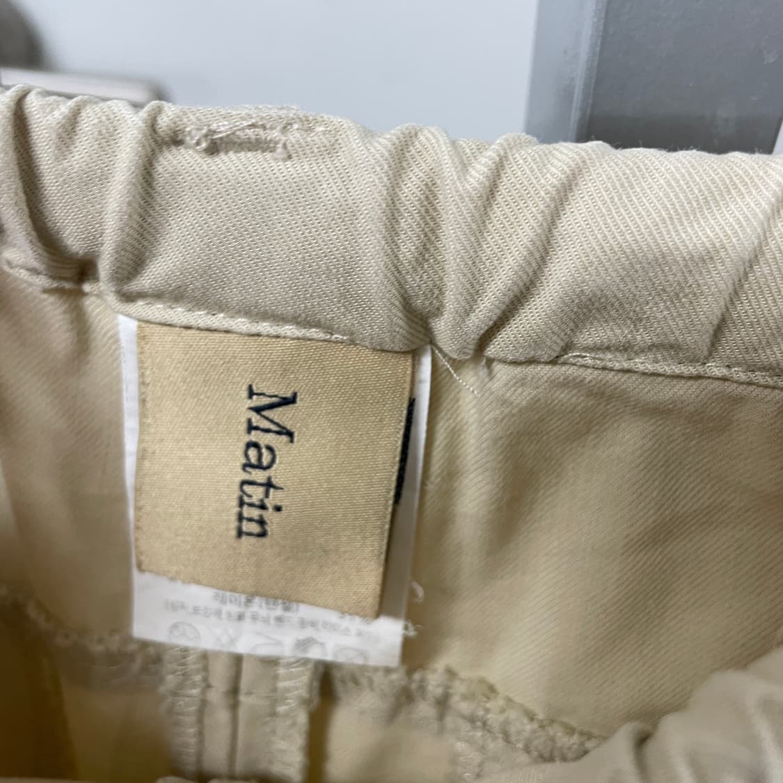 마뗑킴 밴딩 베이지 팬츠 F 상품이미지6