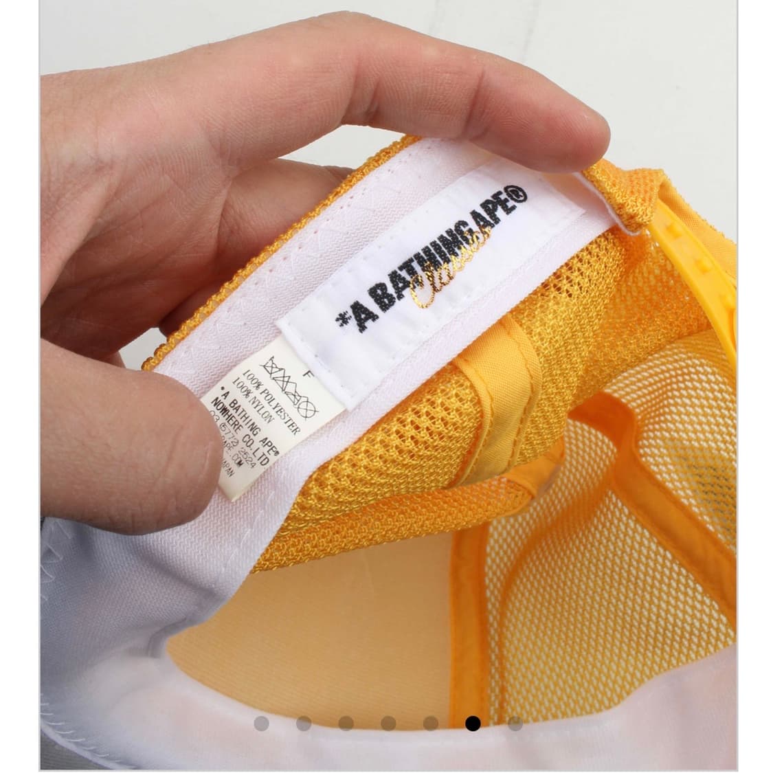 00s A BATHING APE Mesh Cap (F) 상품이미지5