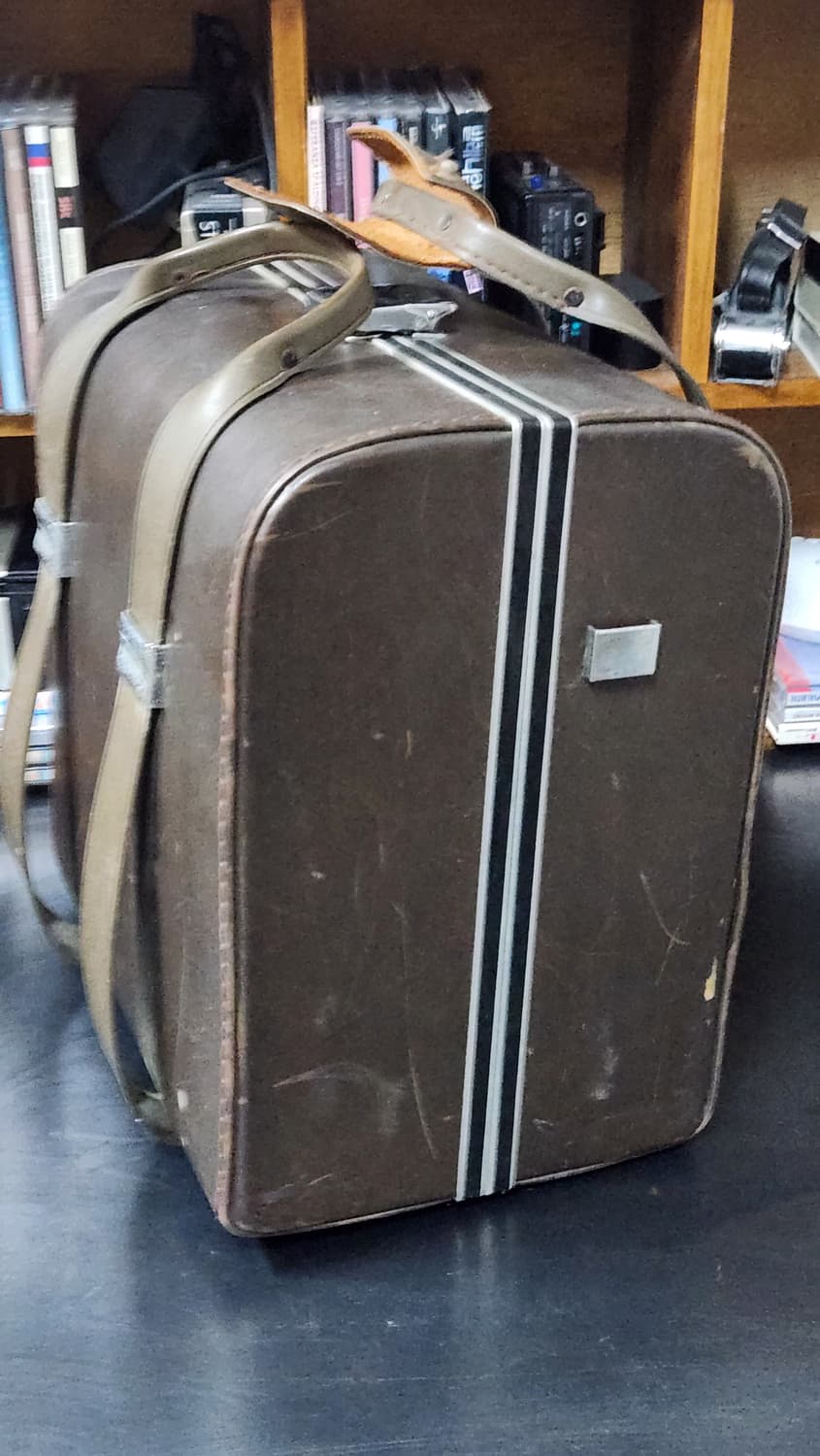 빈티지 가죽 카메라 가방 상품이미지5