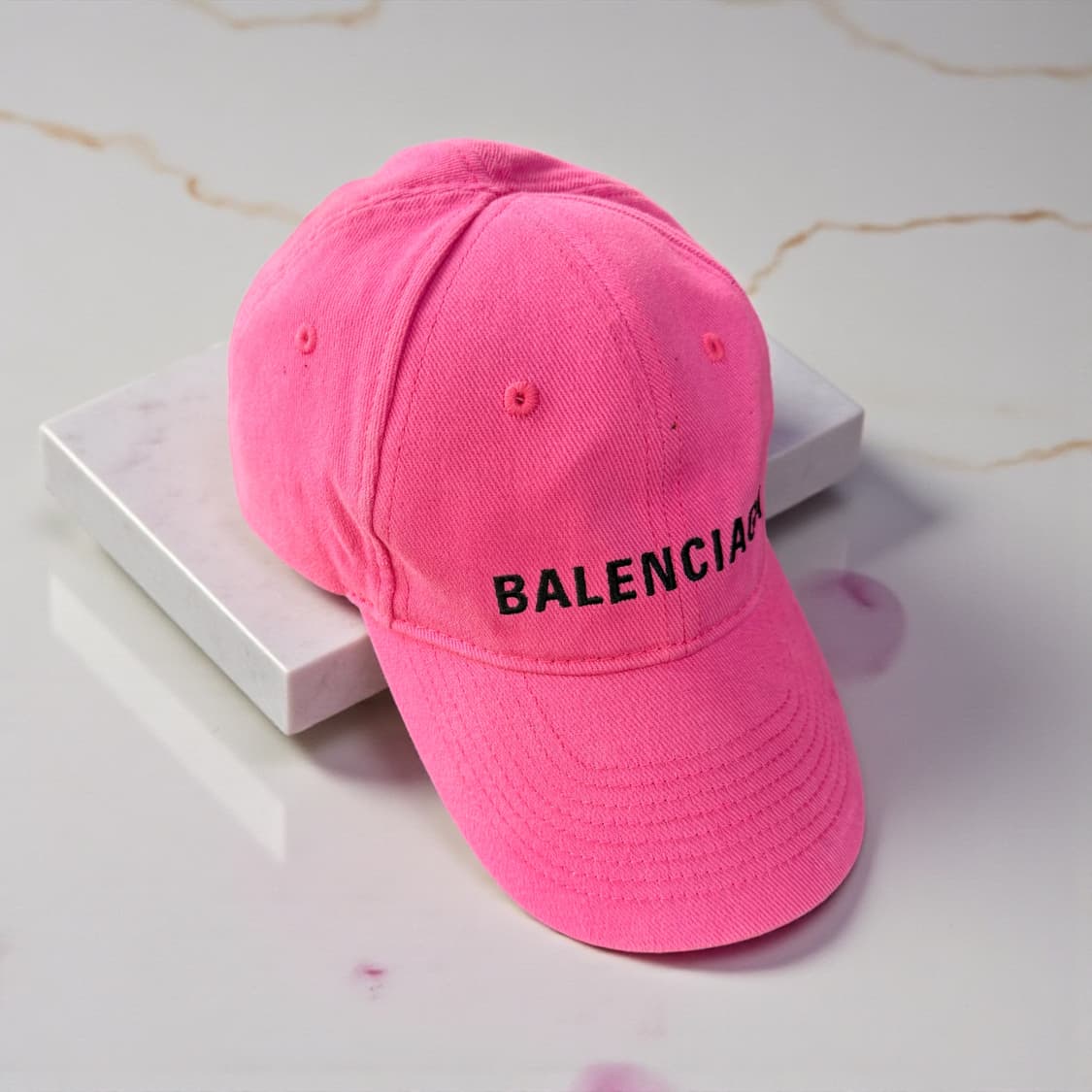 L(58)/ 발렌시아가 로고 엠브로이더리 베이스볼 캡 상품이미지3