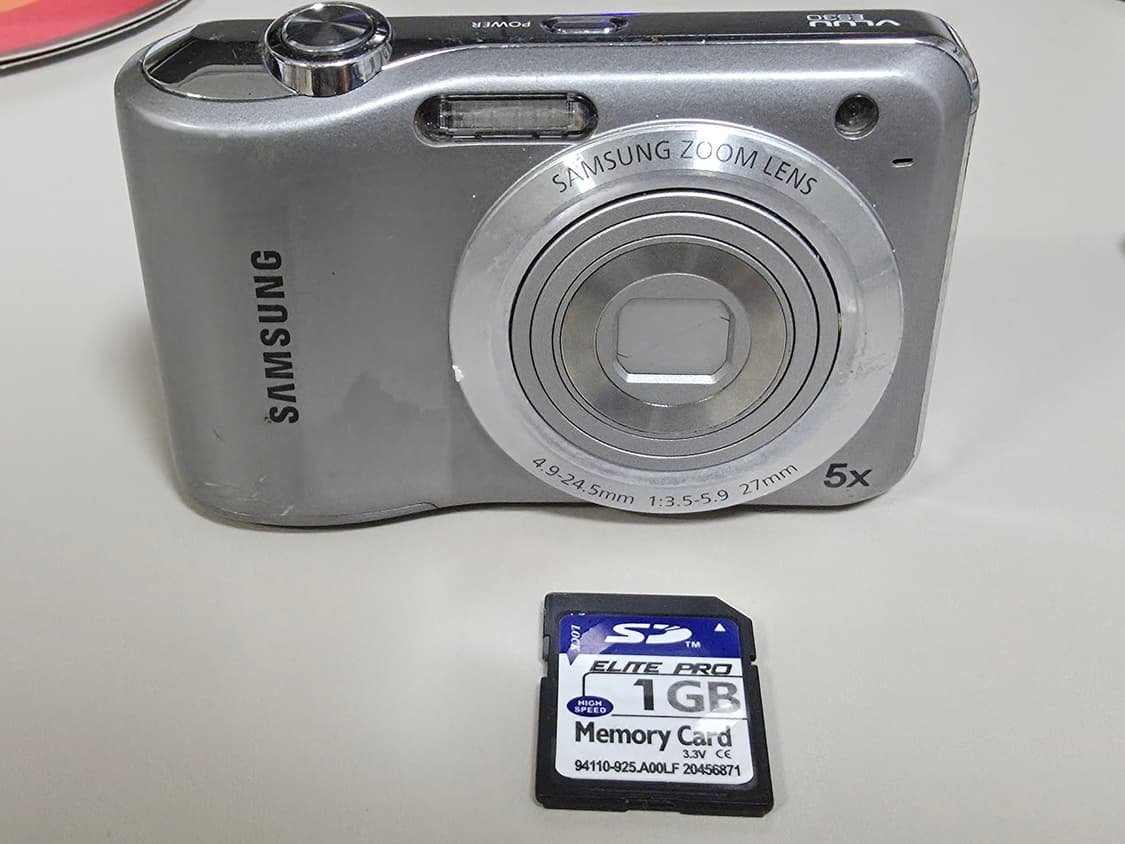 삼성 블루 ES30 빈티지 디지털카메라 (하자) 상품이미지9