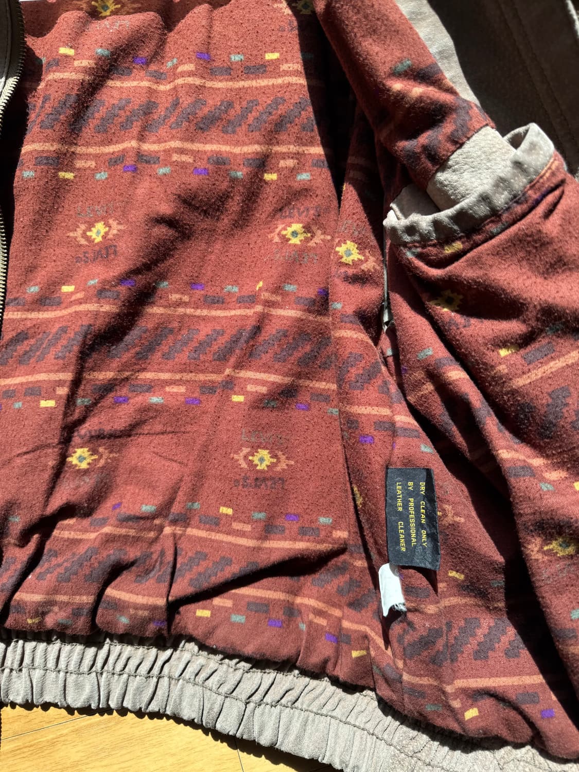 리바이스 스웨이드 봄버자켓 상품이미지5