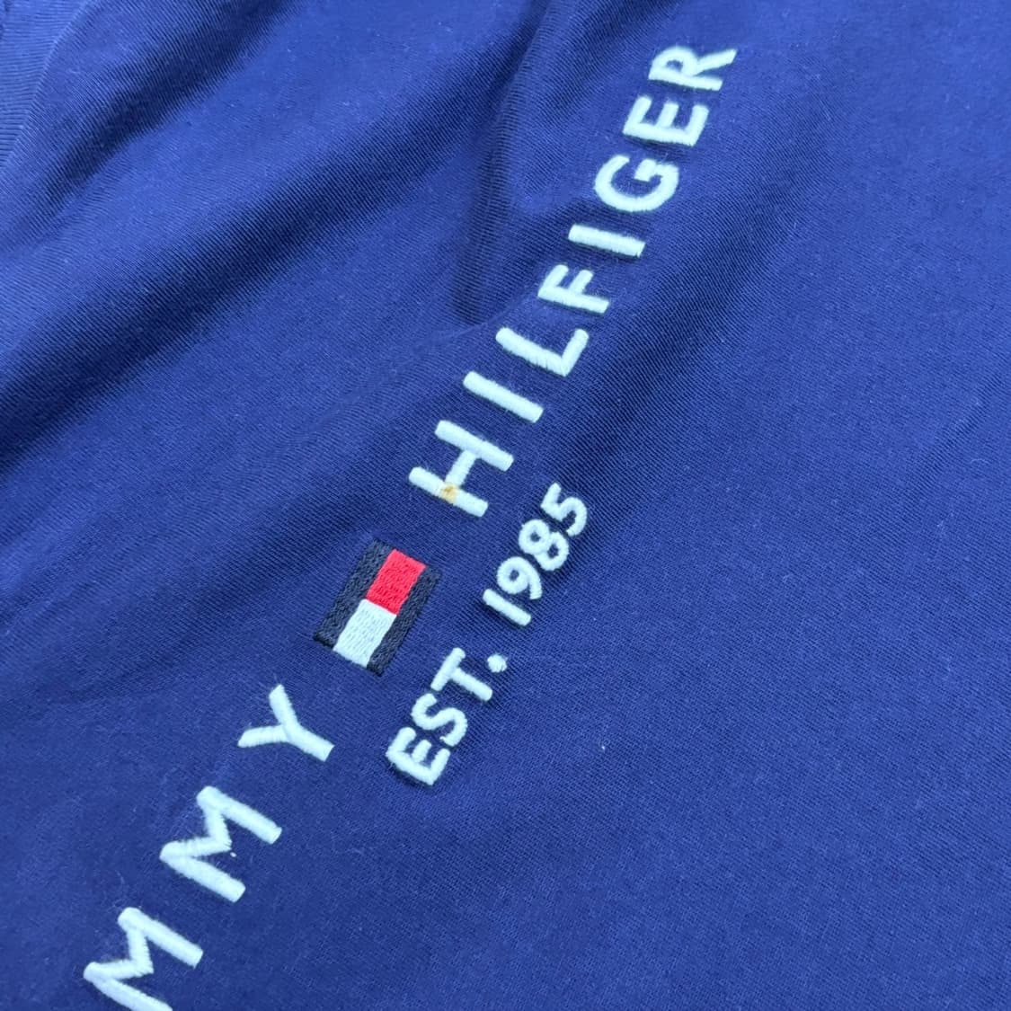 M 타미힐피거 네이비 반팔 티셔츠 0420E 상품이미지6