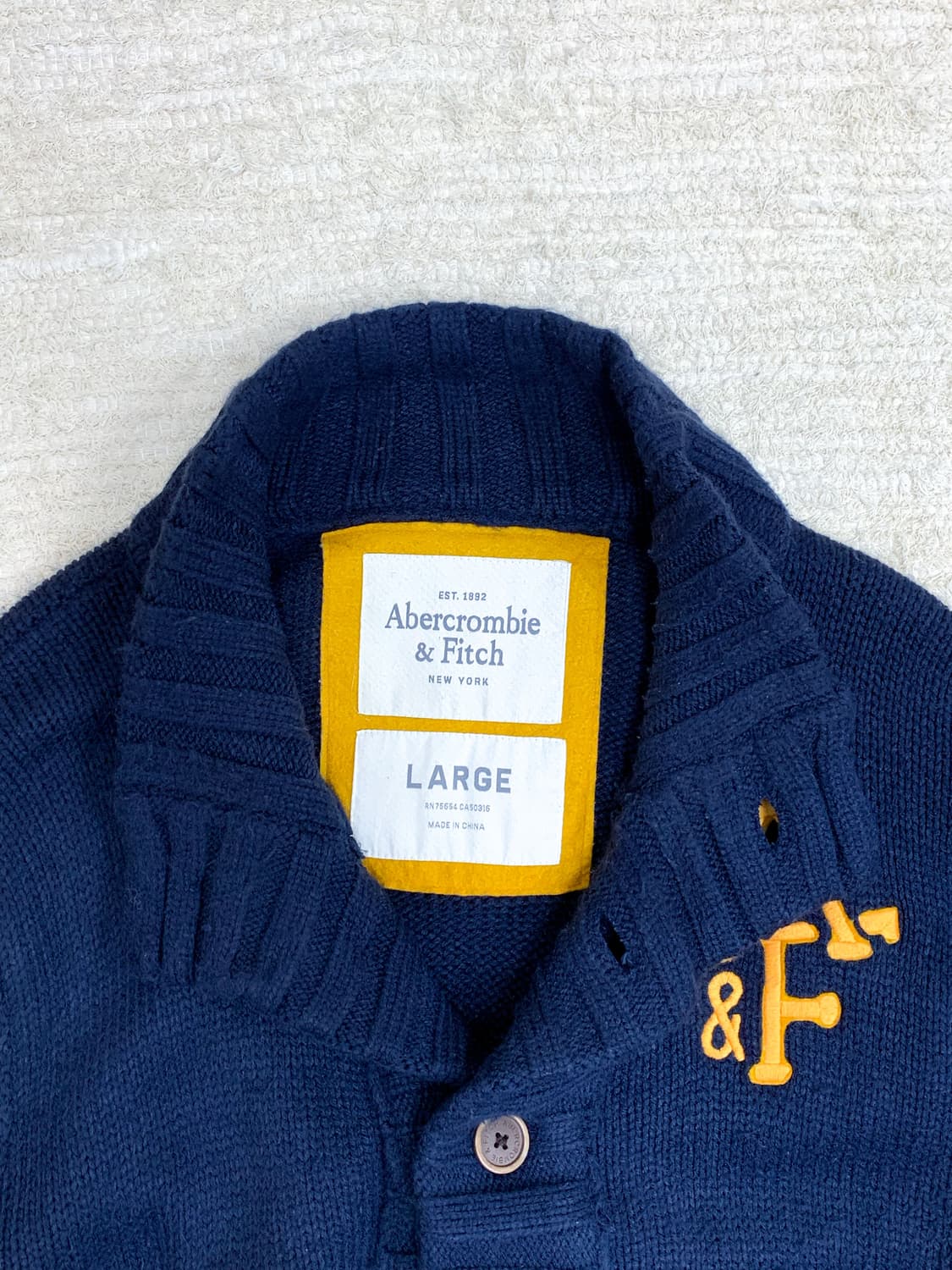 Abercrombie & Fitch Navy Cardigan 상품이미지2