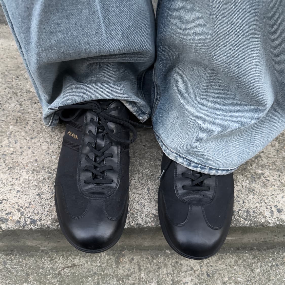 00s 블랙 프라다 스포츠 스니커즈 상품이미지6