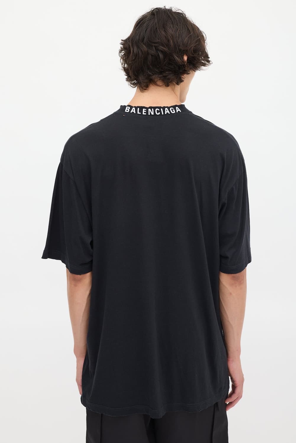 BALENCIAGA MEDIUM FIT T-SHIRT FADED BLAC 상품이미지8