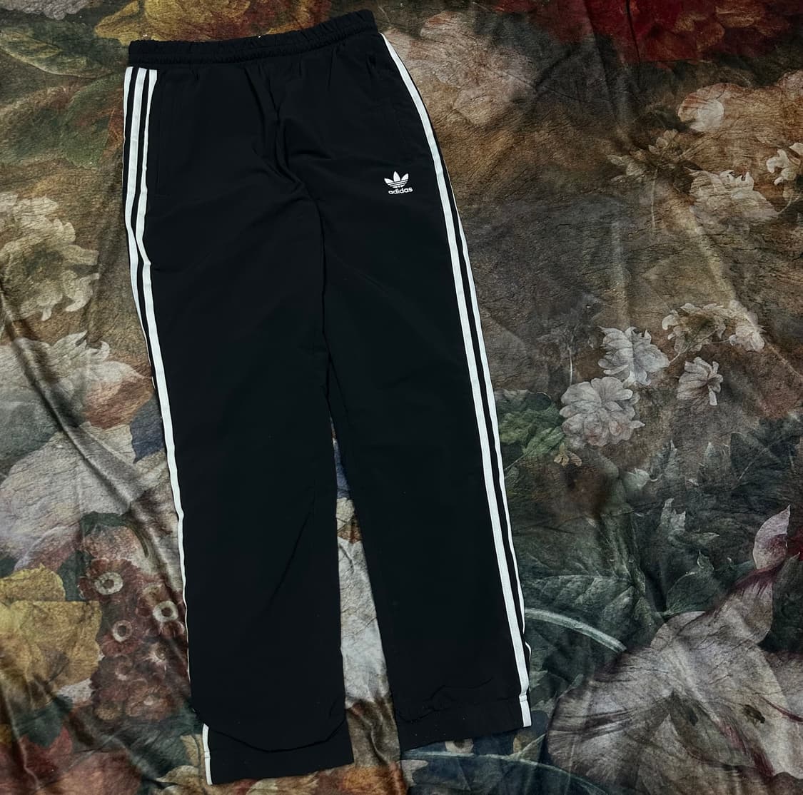 아디다스 빈티지 삼선 블랙웜업트랙팬츠 L 상품이미지1