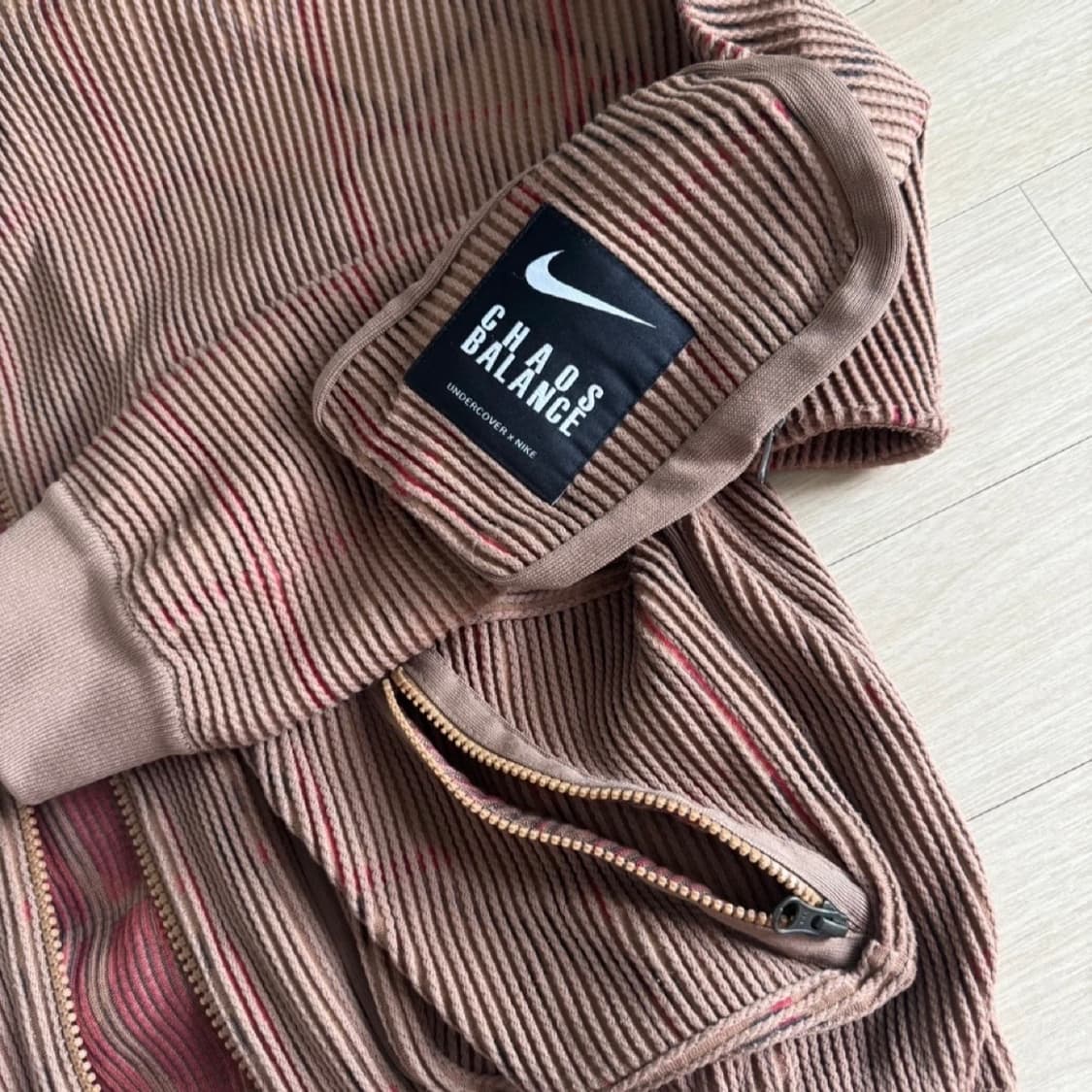 나이키 언더커버 nrg 니트 가디건 집업 ma1 봄버 자켓  상품이미지3