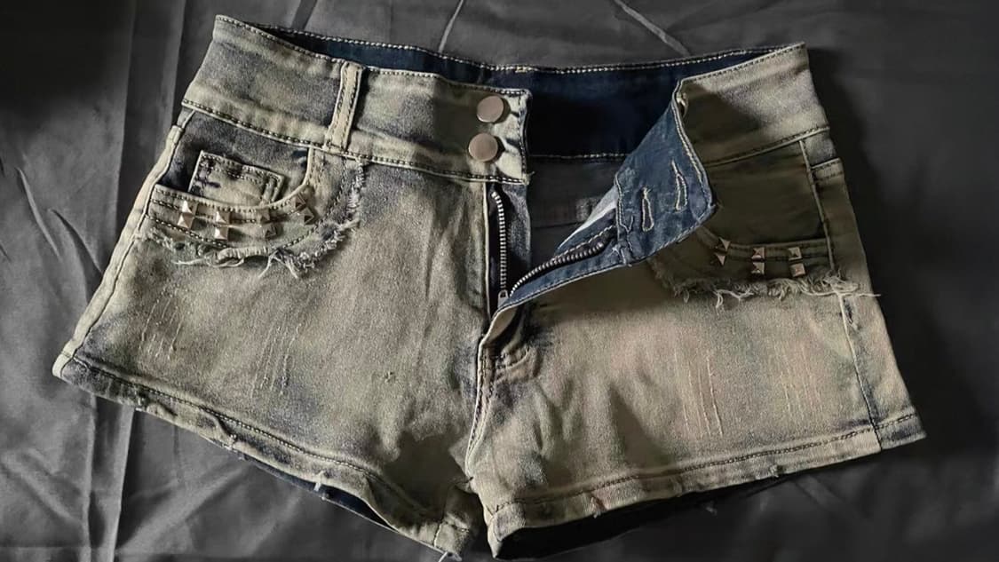 y2k 펑크 반바지 팔아요 @.@.. 상품이미지1