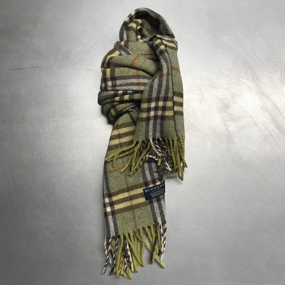 버버리 정품 램스울 머플러 카키 상품이미지1