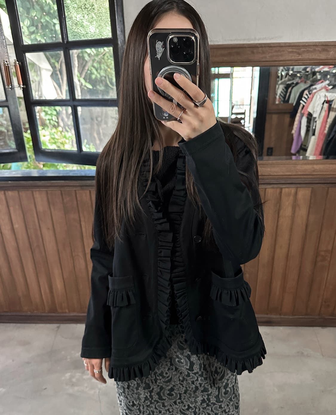 NOIR KEI NINOMIYA frills jacket 상품이미지2