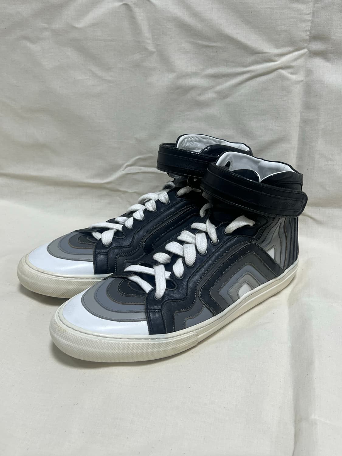 피에르하디 그라데이션 레더 하이탑 [43] 상품이미지1