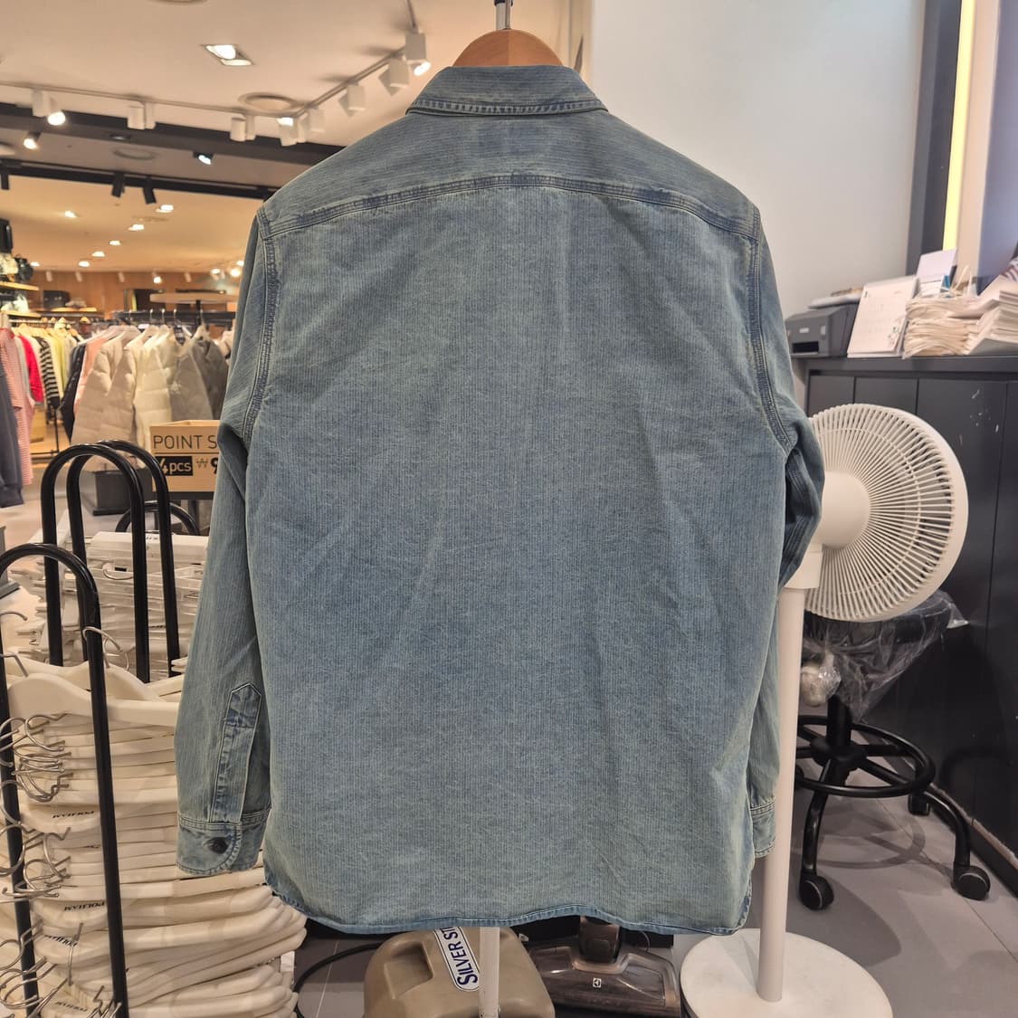 RRL 인디고 헤링본 데님 셔츠 판매 상품이미지5