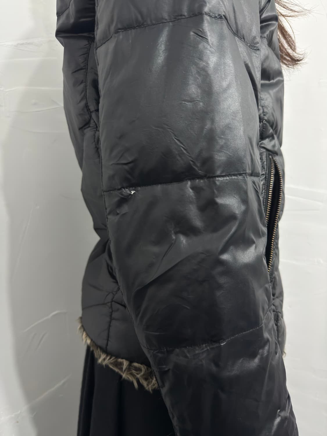 nicole club fur detail twoway padding 상품이미지6