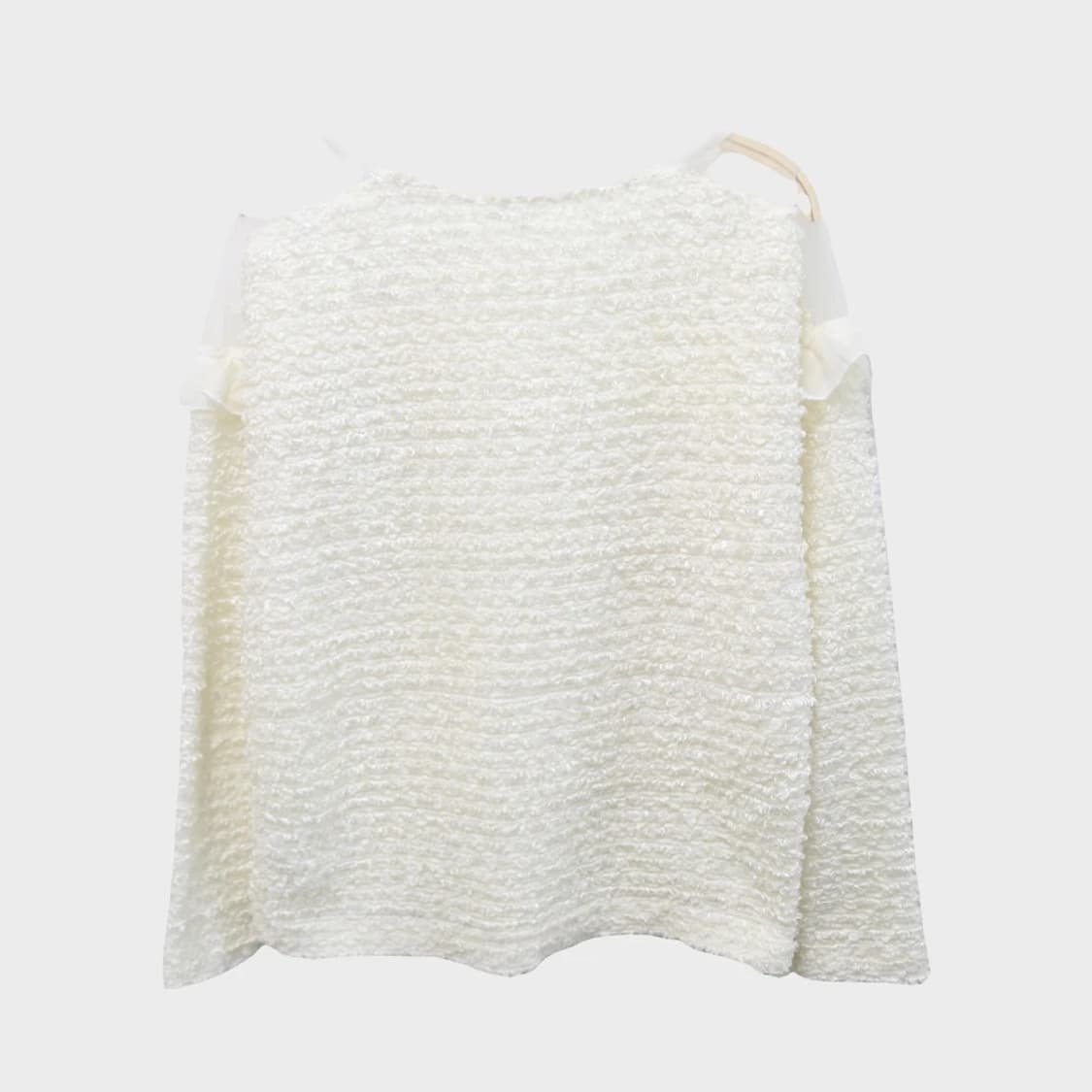 NICE CLAUP 레이스 오프숄더 블라우스 64428 상품이미지2