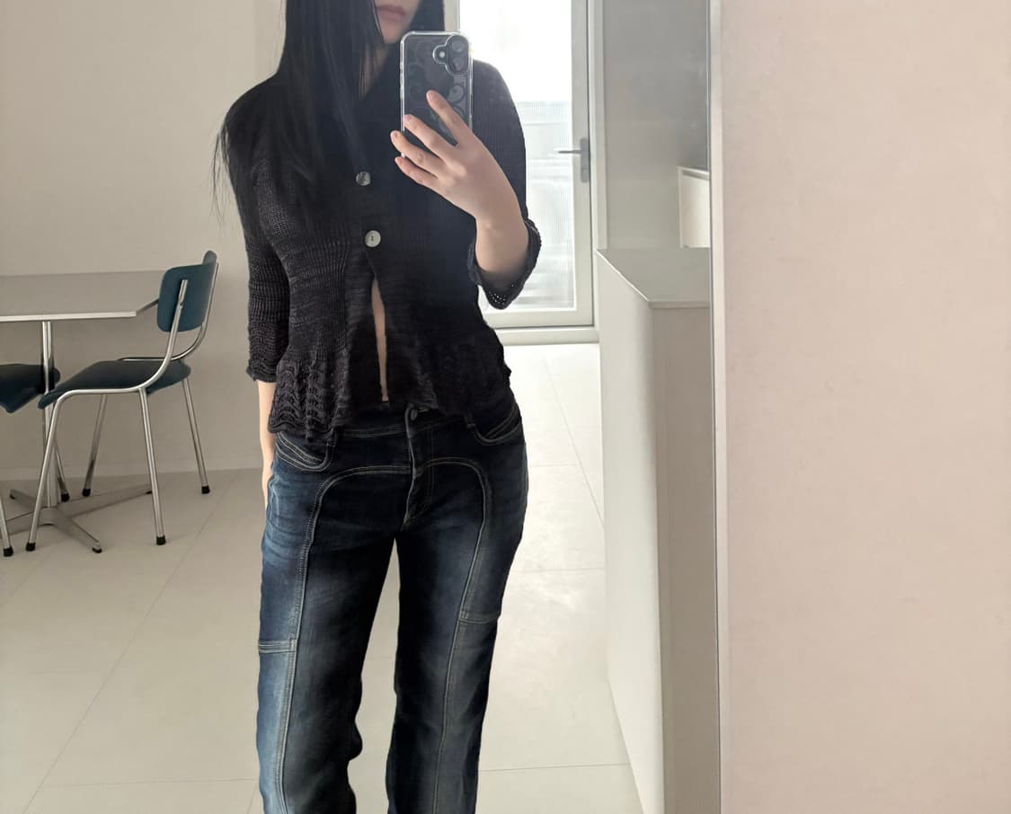 washed straight jeans 상품이미지2