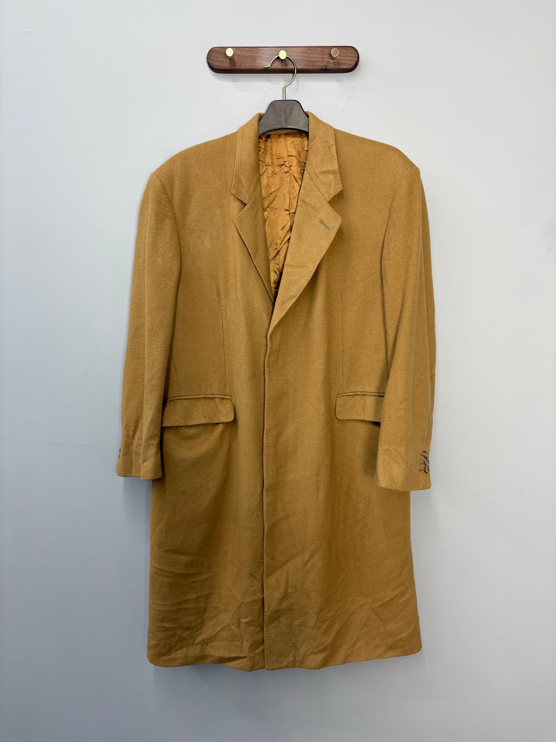 버버리 울100% 카멜 코트 A3410 상품이미지2