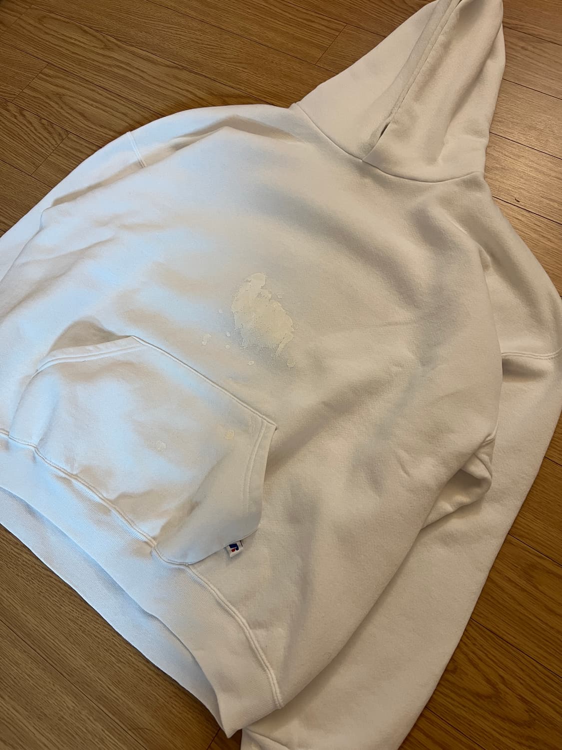 90s 러셀 빈티지 후드 화이트 XXL 상품이미지3