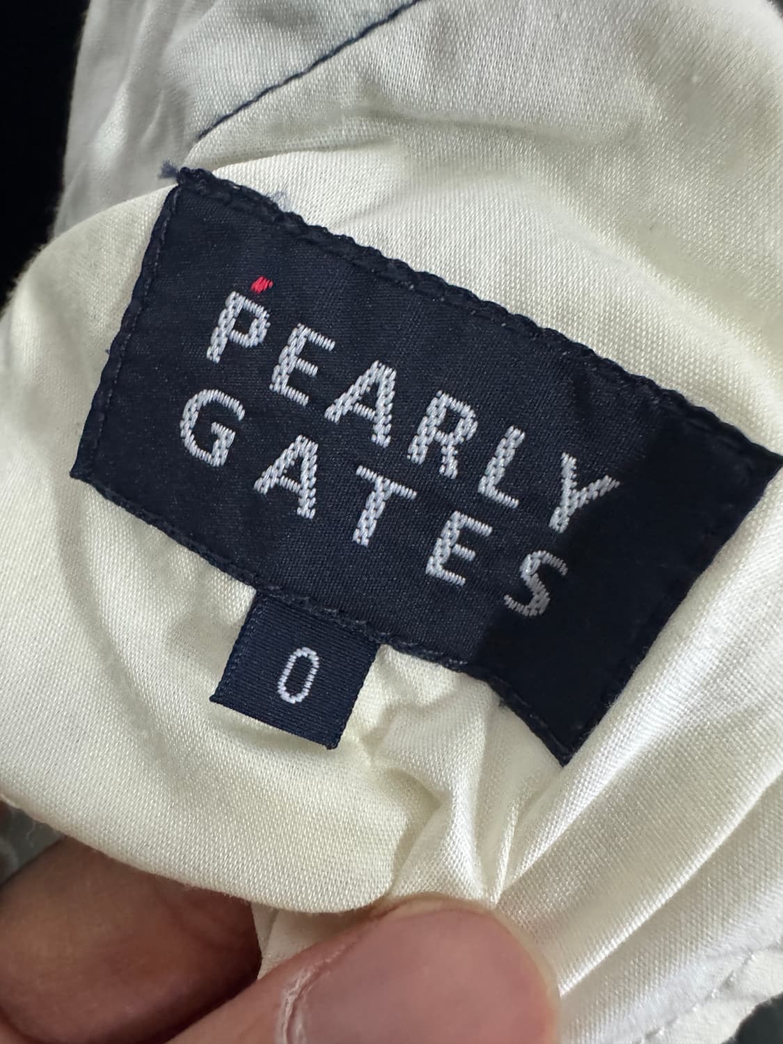 정품!! 여성 파리게이츠 골프 데이지 숏 반바지 네이비 0 상품이미지5