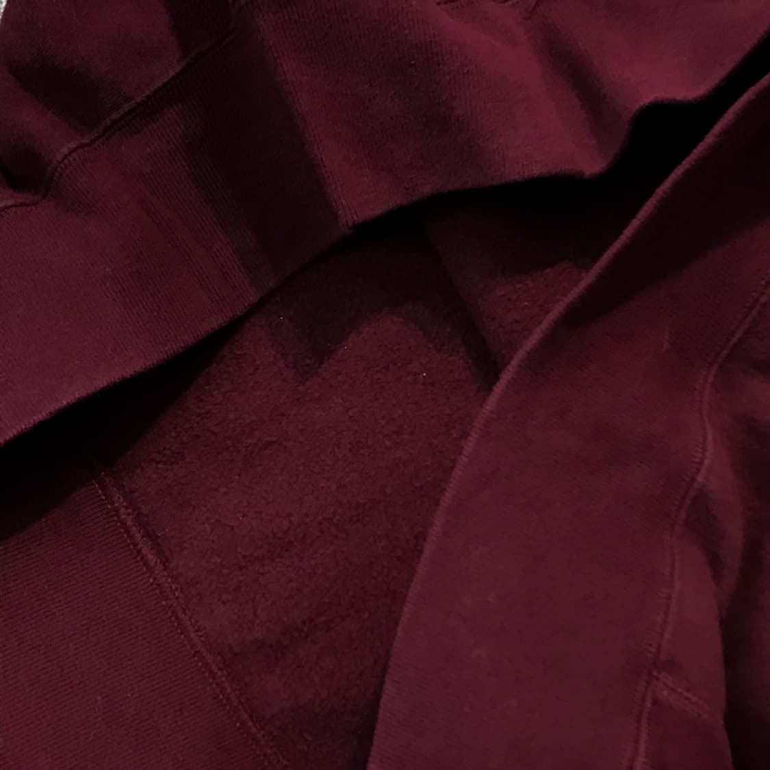 챔피온 리버스위브 버건디 기모 스웨트셔츠 맨투맨 남성 110 사이즈 상품이미지5