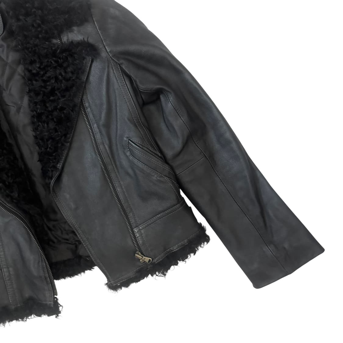 Sheep skin leather jacket 상품이미지9