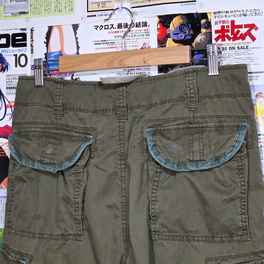 아베크롬비 카키 버튼플라이 멀티포켓 카고 팬츠 상품이미지6