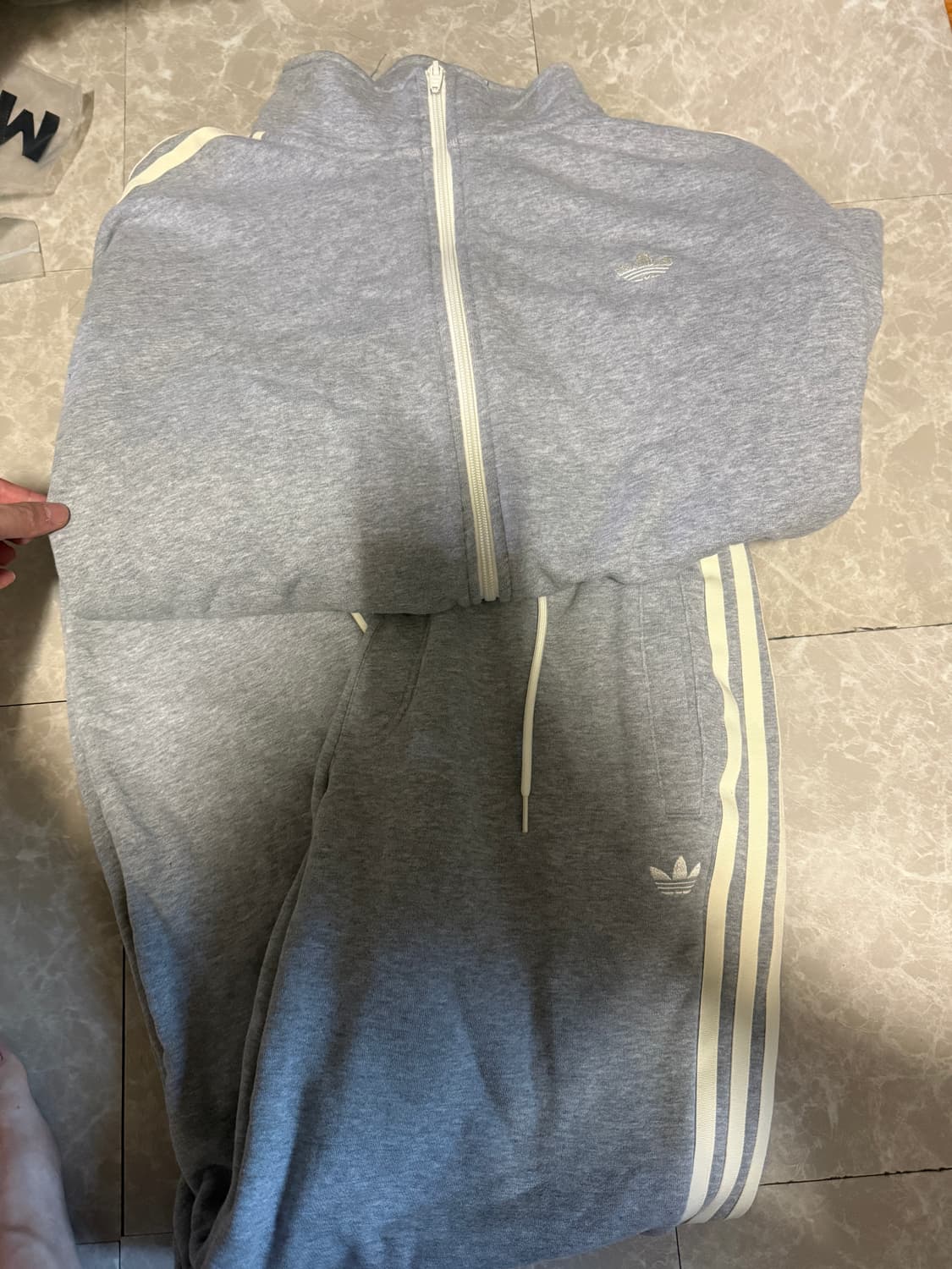 L&M사이즈 아디다스 스케이트보딩 트랙 셋업 그레이 상품이미지1