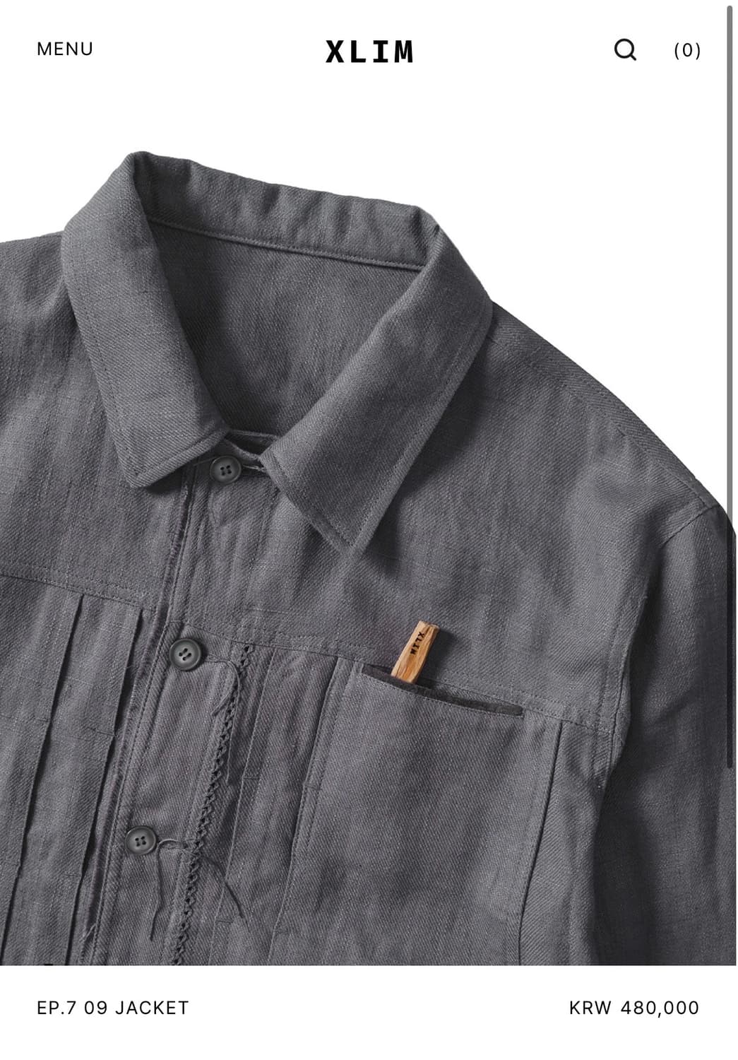 Xlim 엑슬림 ep7 09 자켓 L사이즈 상품이미지3