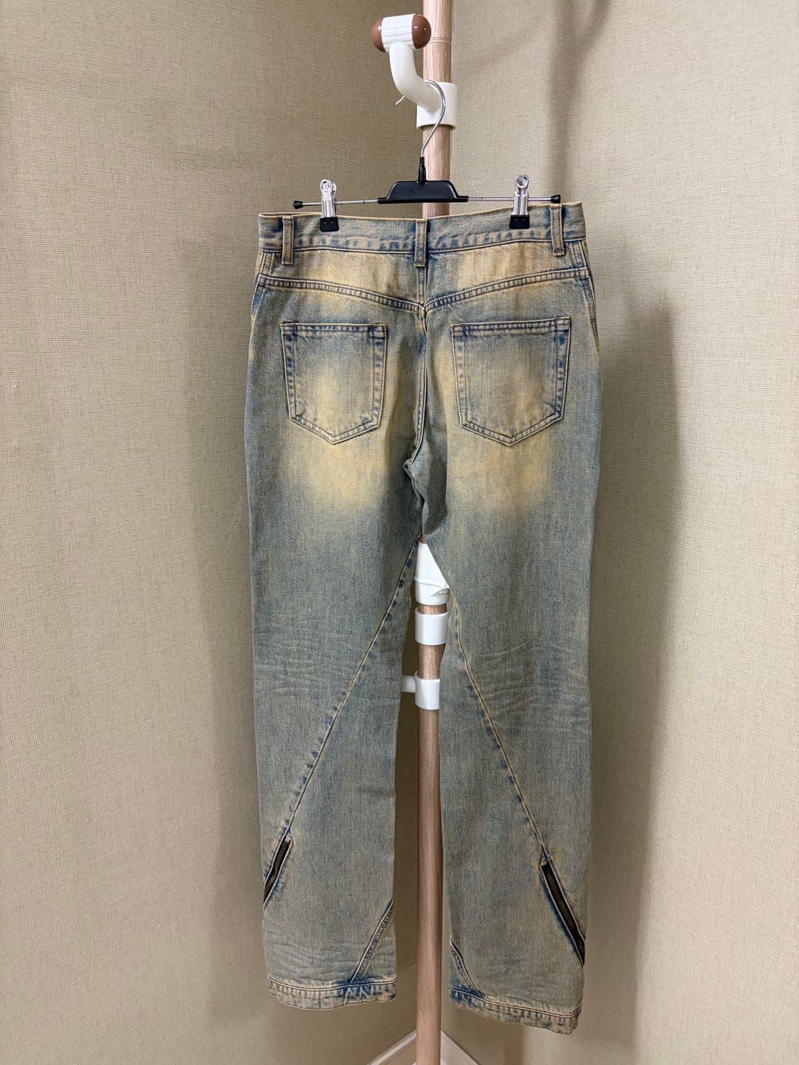 [1] 넥스트도어립스 웨스턴 데님 팬츠 라이트블루 상품이미지3