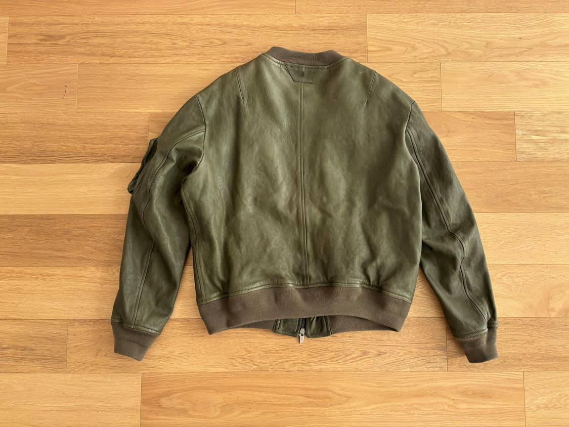 살바토레산토로 양가죽 레더 자켓 105 상품이미지2