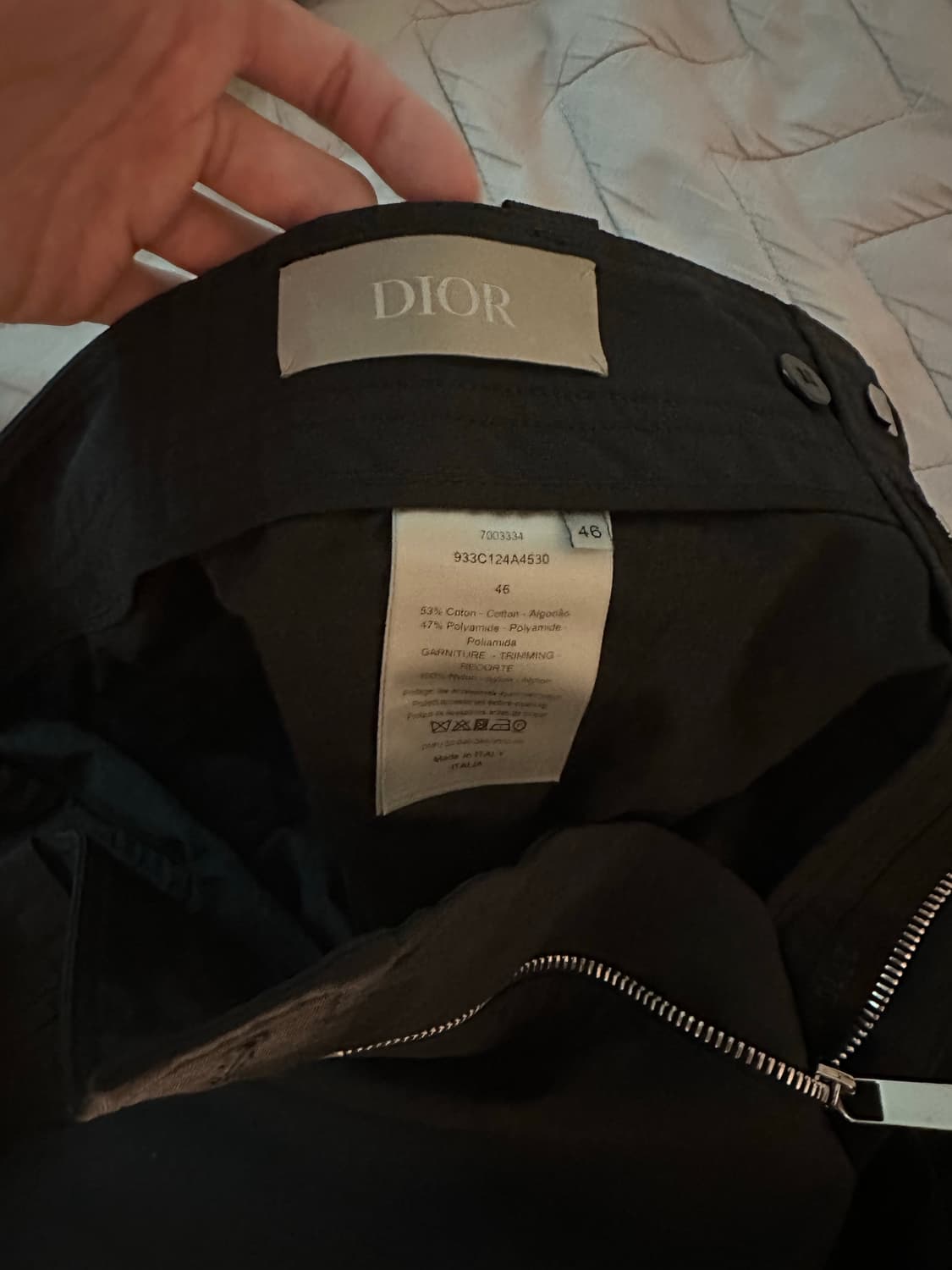 디올 버클 카고 팬츠(210 구매) 상품이미지4