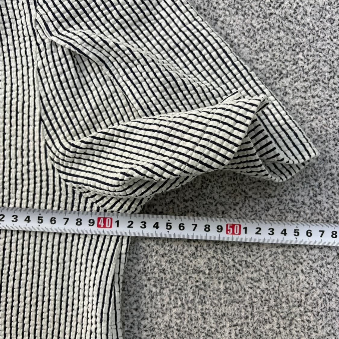 XS 클럽모나코 스트라이프 반팔티 0420J 상품이미지5