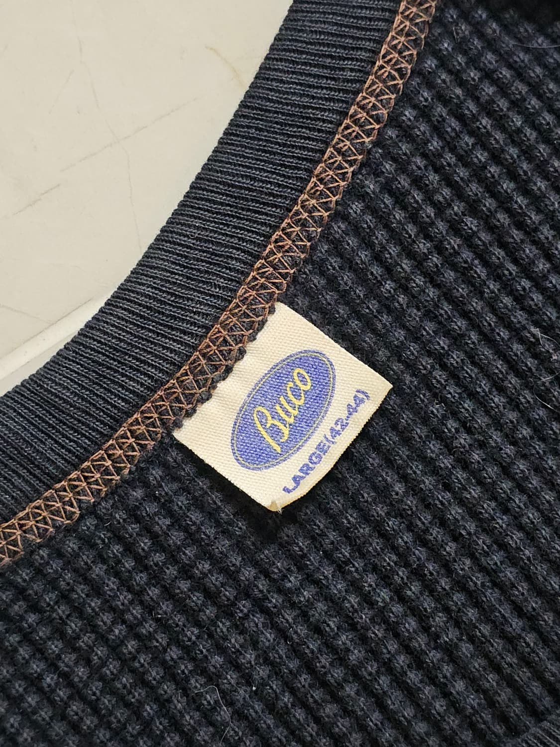 리얼맥코이 Buco printed waffle long sleeve 상품이미지5